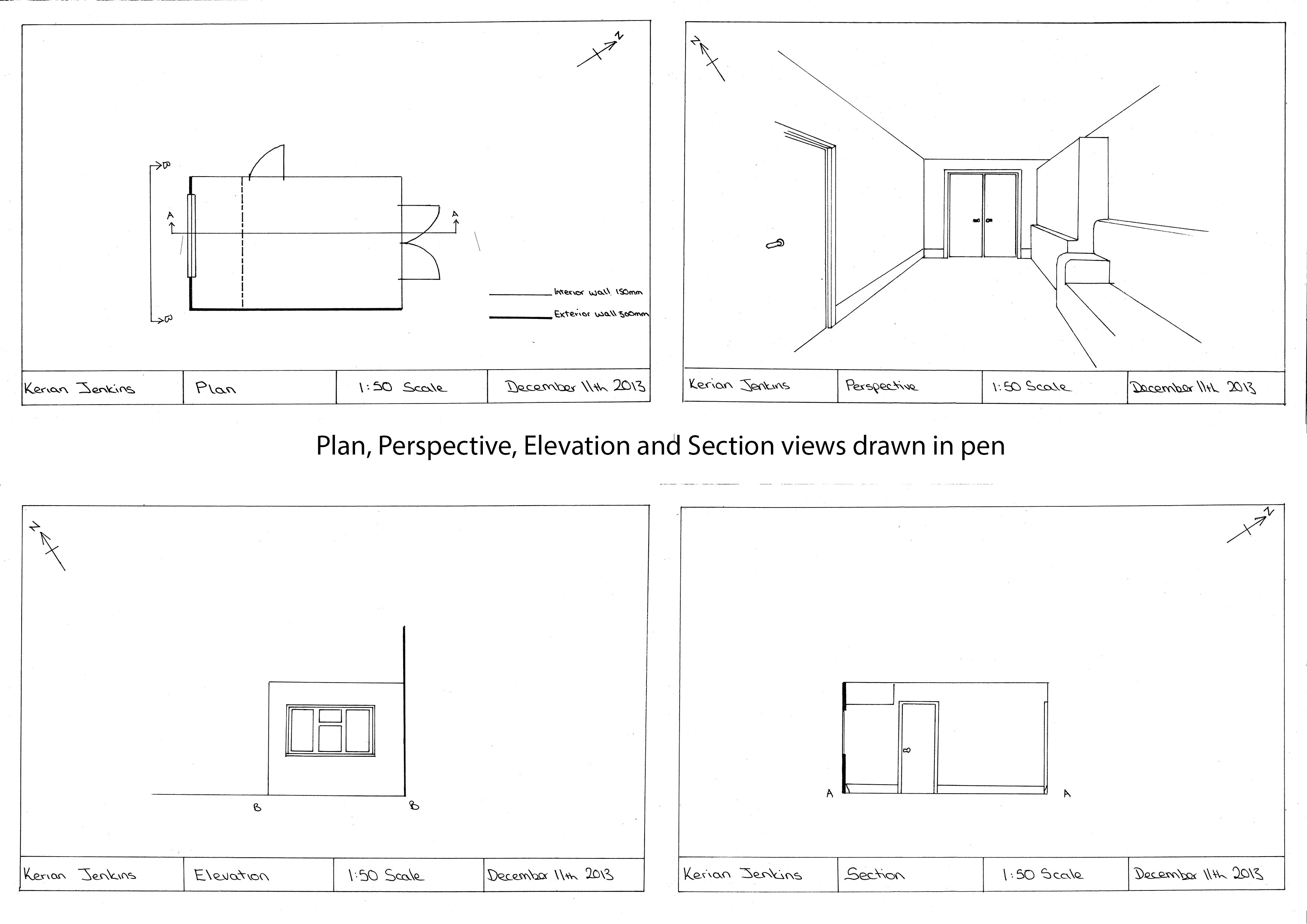 Scale Drawing Kerian Jenkins Interior Architecture
